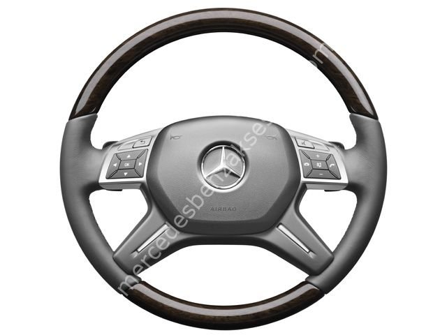 Mercedes Benz Ahşap-deri direksiyon simidi