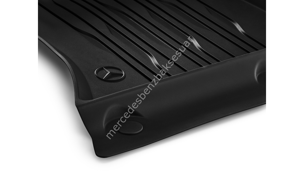 Mercedes Benz Dört mevsim paspaslar Dynamic Lines, Sürücü/ön yolcu paspası, 2 parçalı Siyah