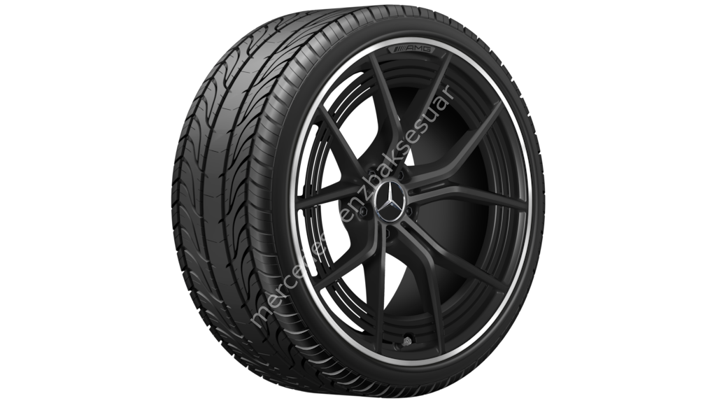 AMG dövme jant Çapraz kollu tasarıma sahip, 53,3 cm (21 inç), ÖN