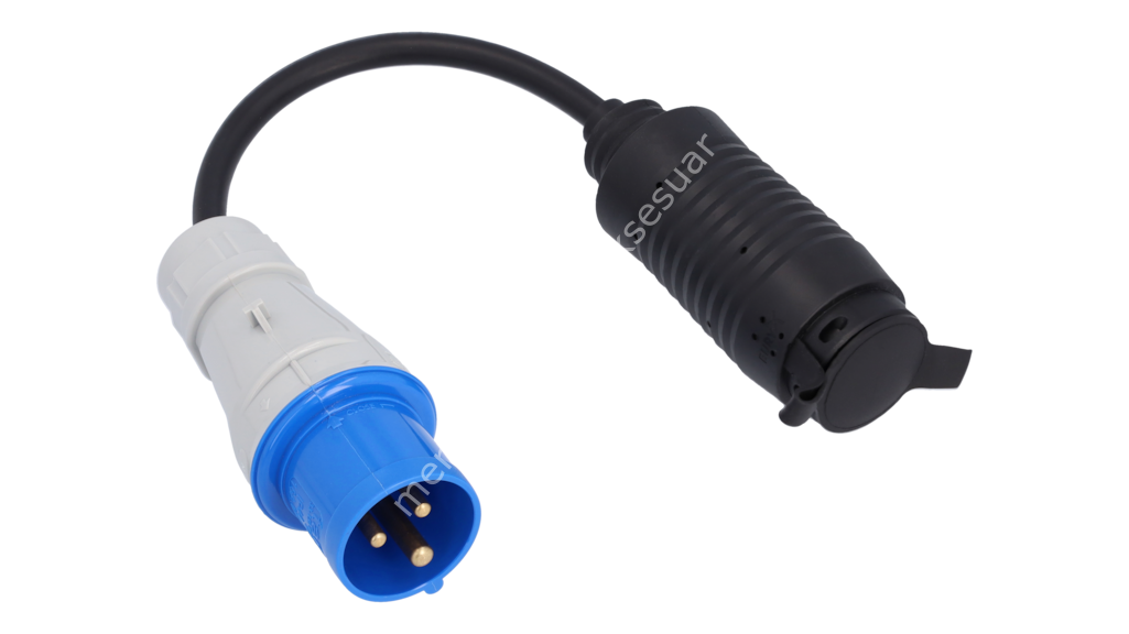 Mercedes Benz Esnek şarj sistemi Pro, Adaptör, CEE 16/1 fazlı