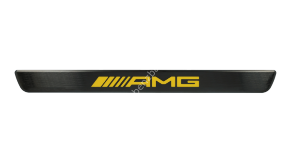 AMG Işıklı biniş yeri çıtası için değiştirilebilir kapak, ön, 2'li