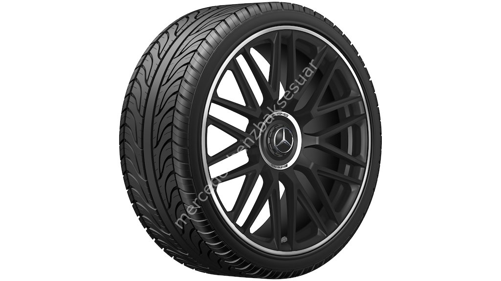 AMG dövme jant 10 kollu tasarıma sahip, 53,3 cm (21 inç), ÖN