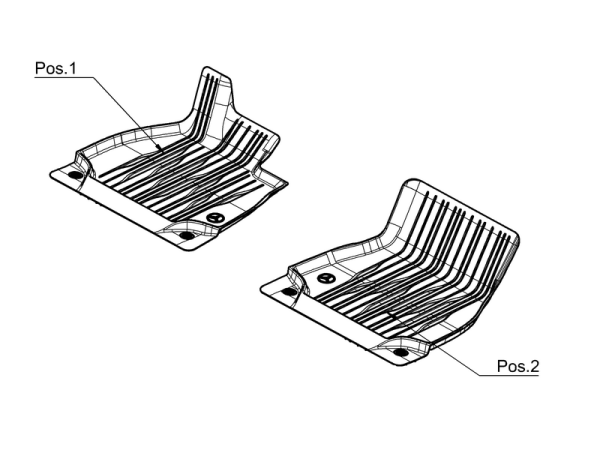 Mercedes Benz Kauçuk Paspas Ön Sol / Sağ