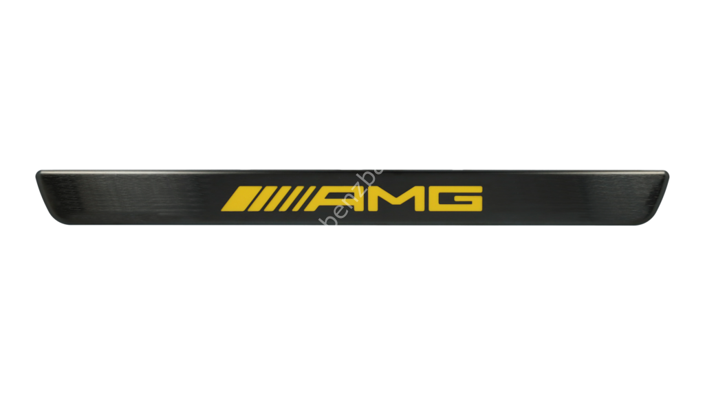 AMG Işıklı biniş yeri çıtası için değiştirilebilir kapak, ön, 2'li