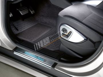 Mercedes Benz Krom Kapı Eşik Kaplaması Set 2 parça