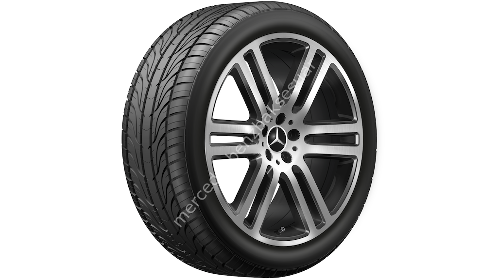Mercedes Benz 6 çift kollu jant, 53,3 cm (21 inç), Arka