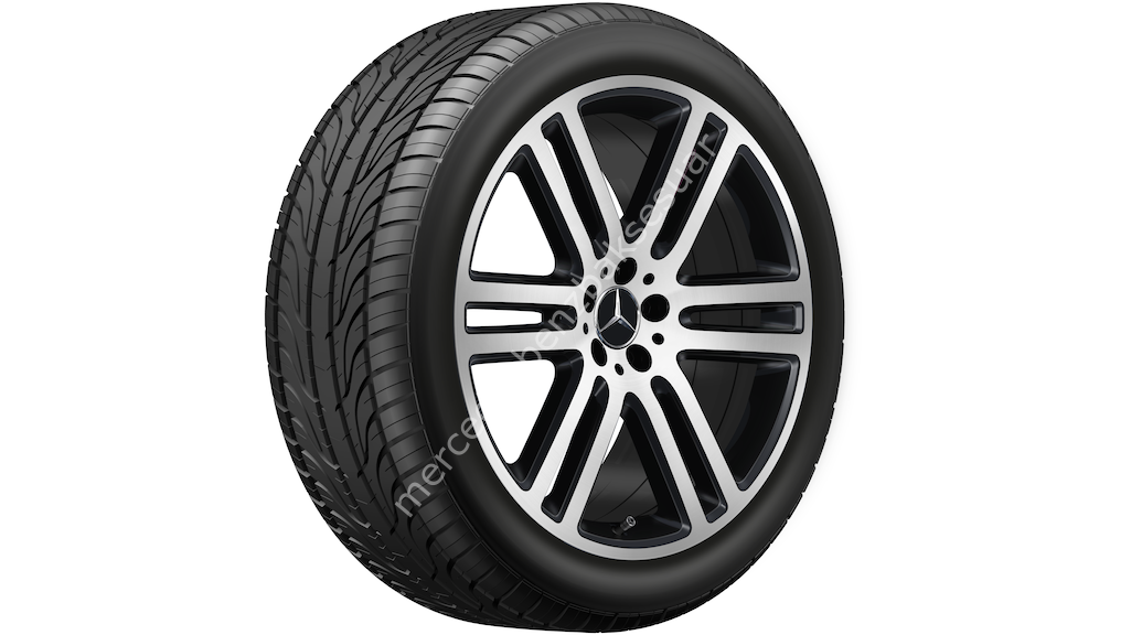 Mercedes Benz 6 çift kollu jant, 53,3 cm (21 inç), Ön
