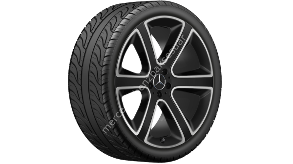 Mercedes Benz 6 kollu jant, 55,9 cm (22 inç), Ön