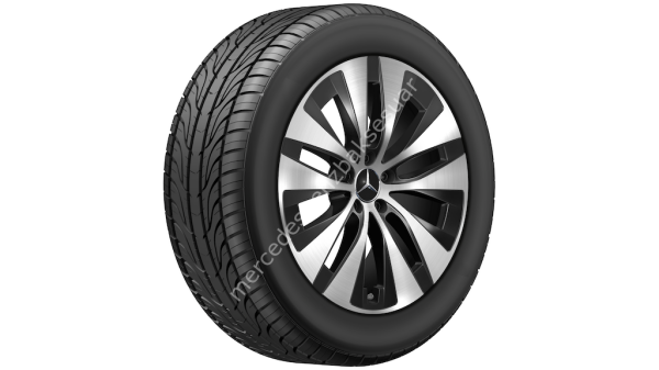 Mercedes Benz 5 çift kollu jant, Aero, 50,8 cm (20 inç), Arka