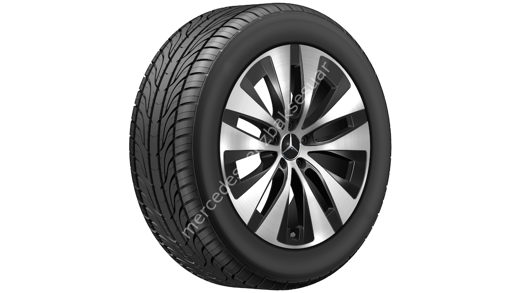 Mercedes Benz 5 çift kollu jant, Aero, 50,8 cm (20 inç), Ön