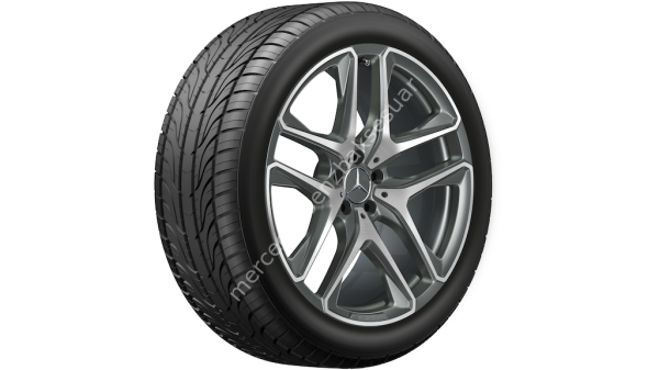 AMG 5 çift kollu jant, 53,3 cm (21 inç), Arka