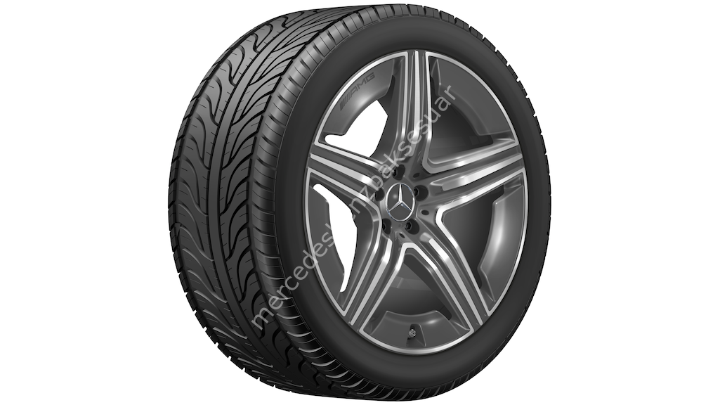 AMG 5 çift kollu jant, 53,3 cm (21 inç), Ön