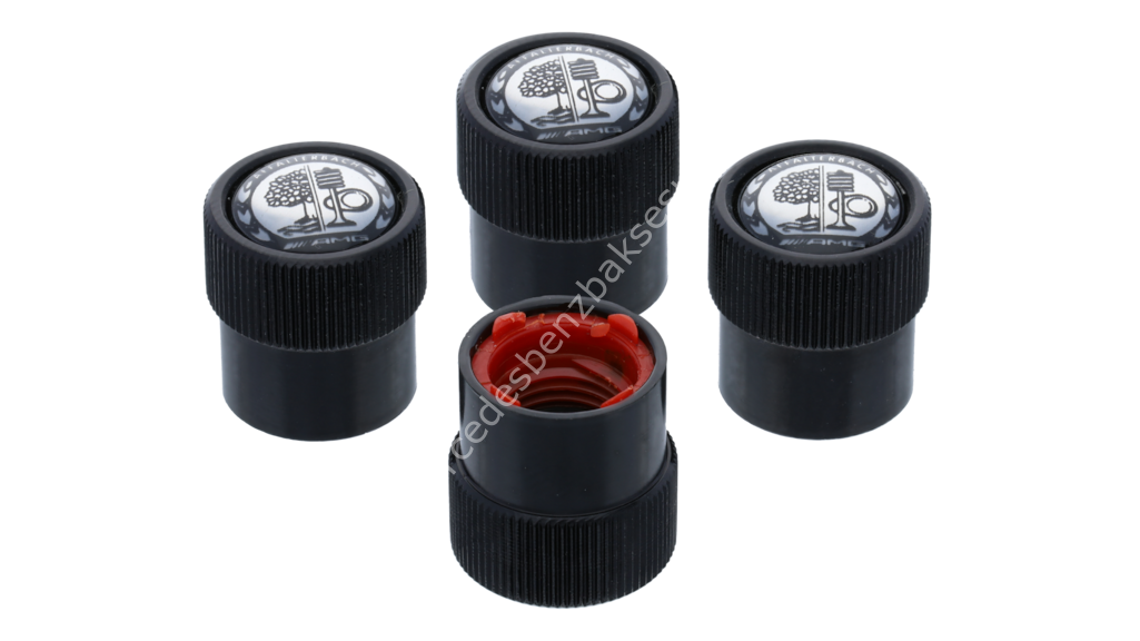 AMG valf süsleme kapakları, Affalterbach arması ile