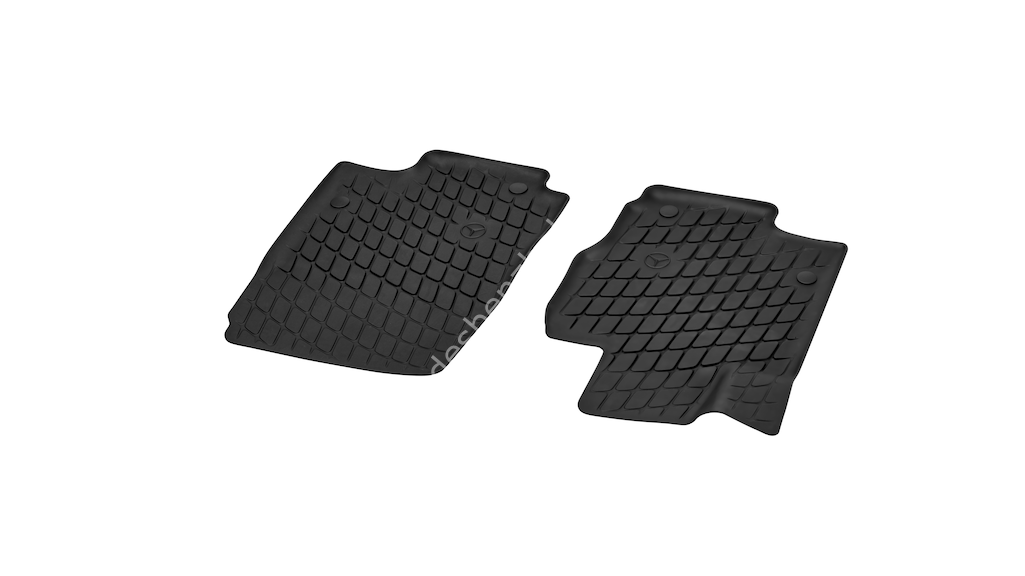 Mercedes Benz Dört mevsim paspaslar Dynamic Squares, Sürücü/ön yolcu paspası, 2 parçalı