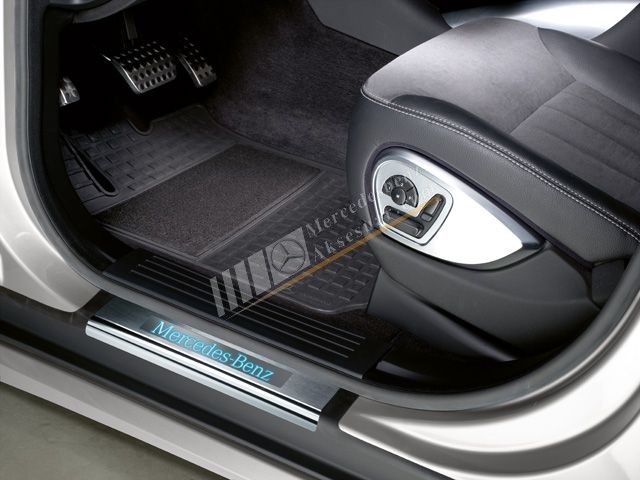 Mercedes Benz Krom Kapı Eşik Kaplaması Set 2 parça