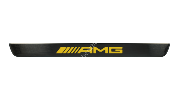 AMG Işıklı biniş yeri çıtası için değiştirilebilir kapak, ön, 2'li