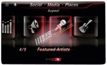 Mercedes Benz iPhone Kit COMAND Online için