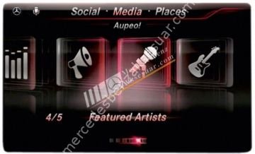 Mercedes Benz iPhone Kit COMAND Online için