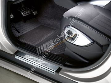 Mercedes Benz Krom Kapı Eşik Kaplaması Set 2 parça