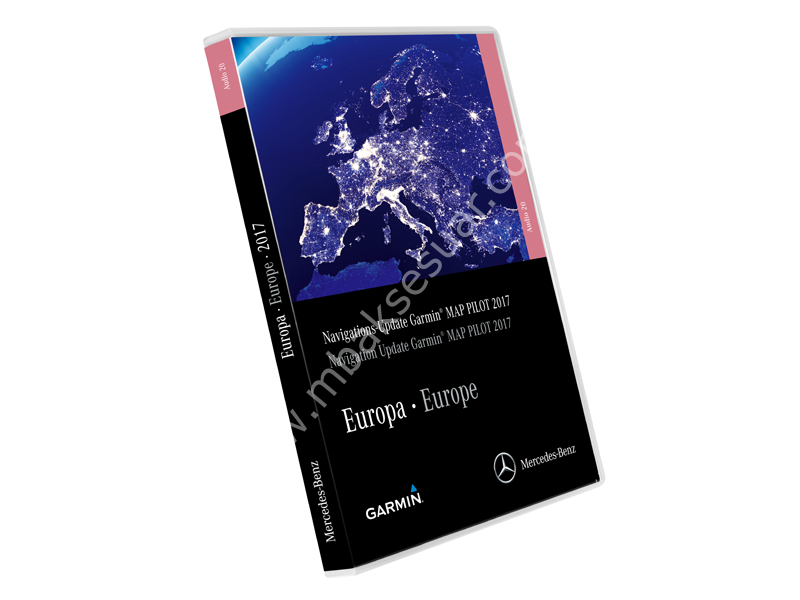 Mercedes Benz Navigasyon Garmin HARİTA PILOT, Avrupa, 2016/2017 sürümü