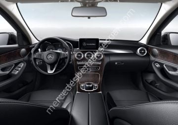 Mercedes Benz Kahverengi Dişbudak Ağacı Ahşap Kaplama