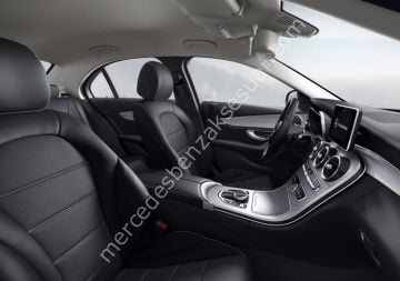 AMG Gümüş Karbon Orta Konsol Kaplaması