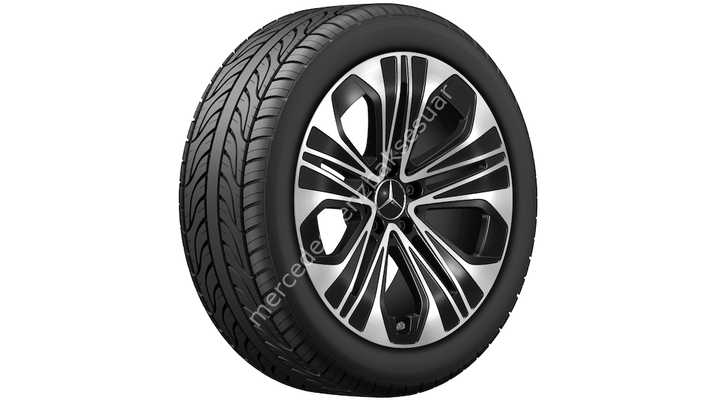 Mercedes Benz 5 kollu jant, Aero, 48,3 cm (19 inç),