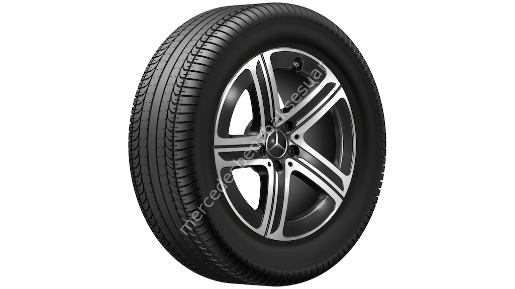 Mercedes Benz 5 kollu jant, Aero, 45,7 cm (18 inç),
