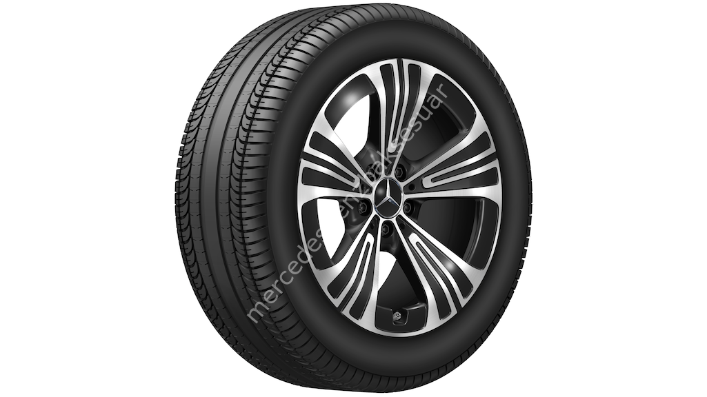 Mercedes Benz 5 kollu jant, 45,7 cm (18 inç)